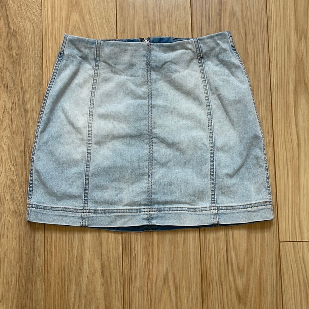 Wild Fable Light Blue Jean Skirt TBD